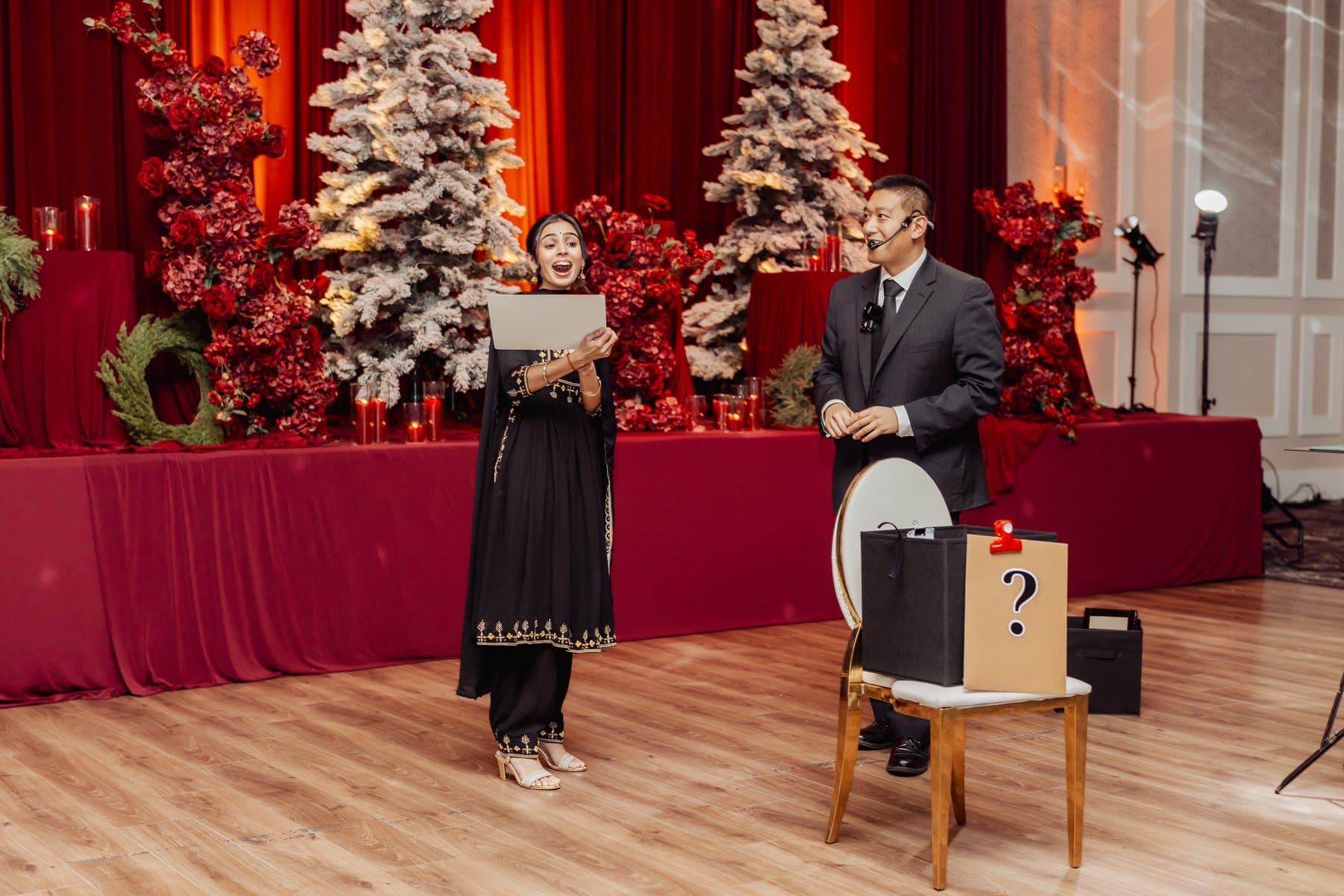 John Ha Magic event reaction photo from the Best Magic Pictures gallery: ktl holidayparty michellediamond 449
