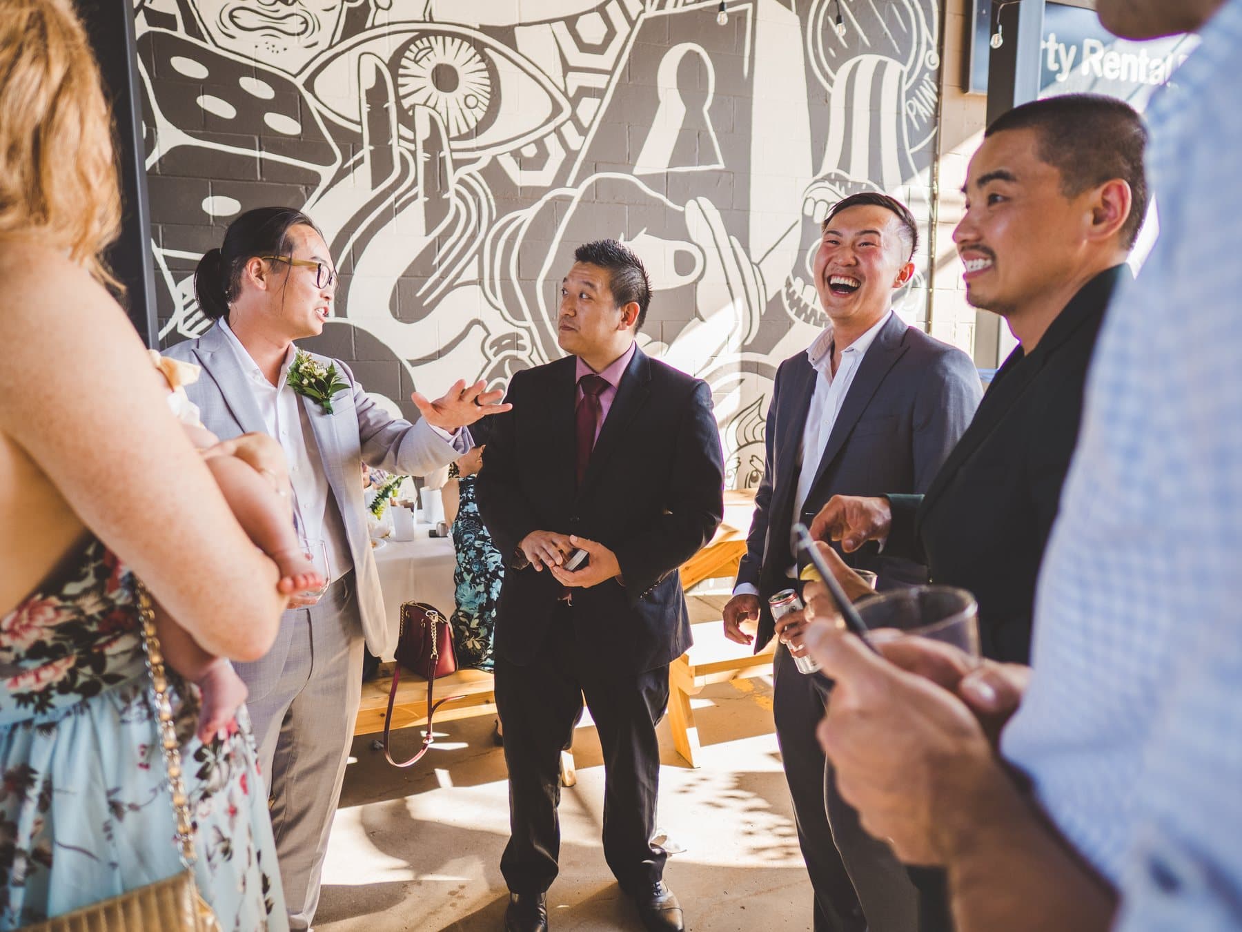 John Ha Magic event reaction photo from the Best Magic Pictures gallery: rosa brian wedding 429
