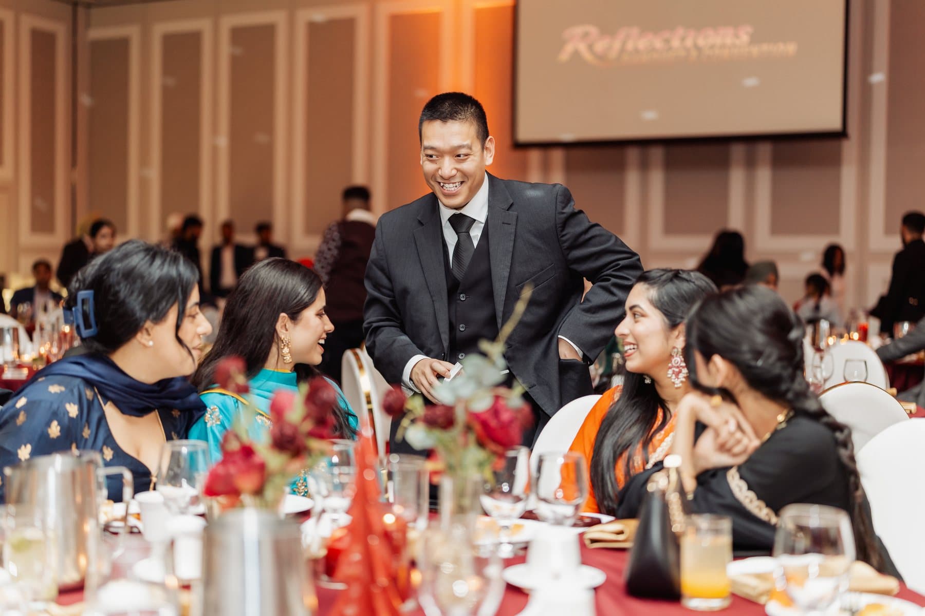 John Ha Magic event reaction photo from the Best Magic Pictures gallery: ktl holidayparty michellediamond 227