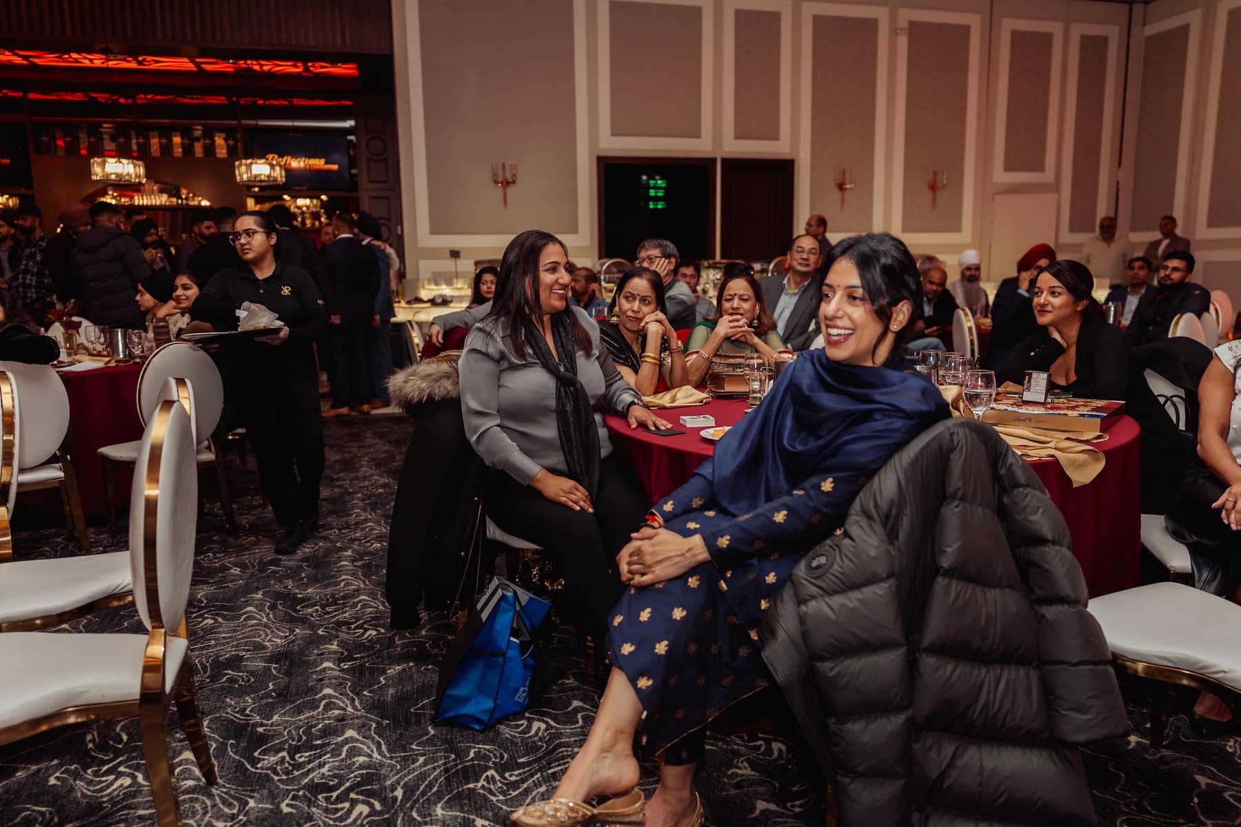 John Ha Magic event reaction photo from the Best Magic Pictures gallery: ktl holidayparty michellediamond 414
