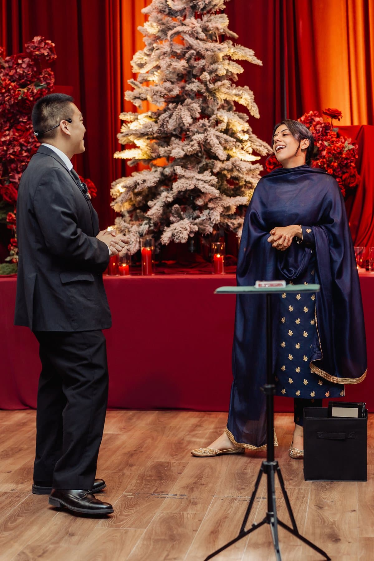 John Ha Magic event reaction photo from the Best Magic Pictures gallery: ktl holidayparty michellediamond 470