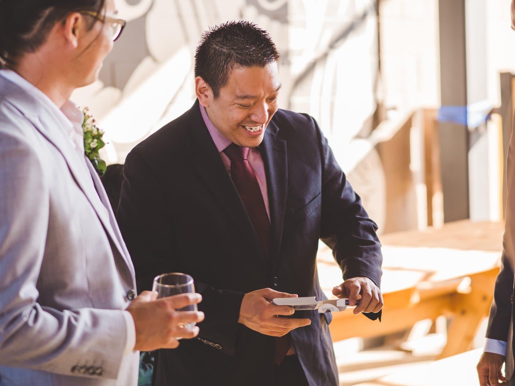 John Ha Magic event reaction photo from the Best Magic Pictures gallery: rosa brian wedding 424